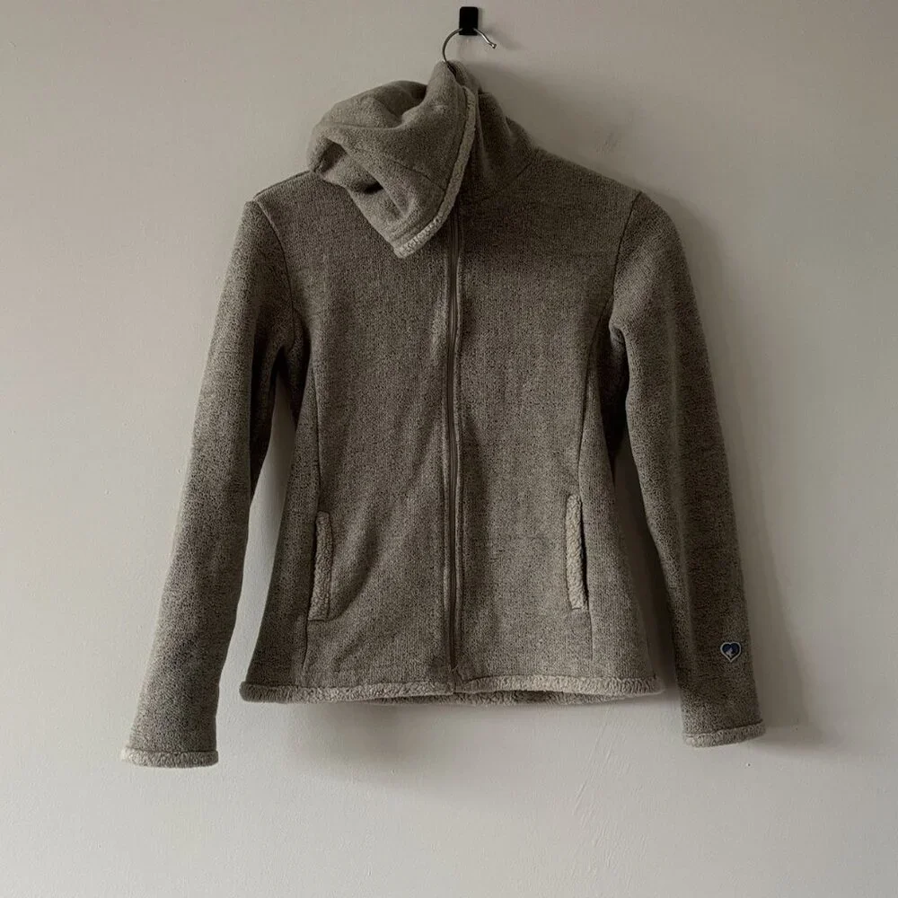 Kuhl Girls XL YOUTH 14 Hooded Jacket Full‎ Zip Outdoor Hiking School Casual Gorp